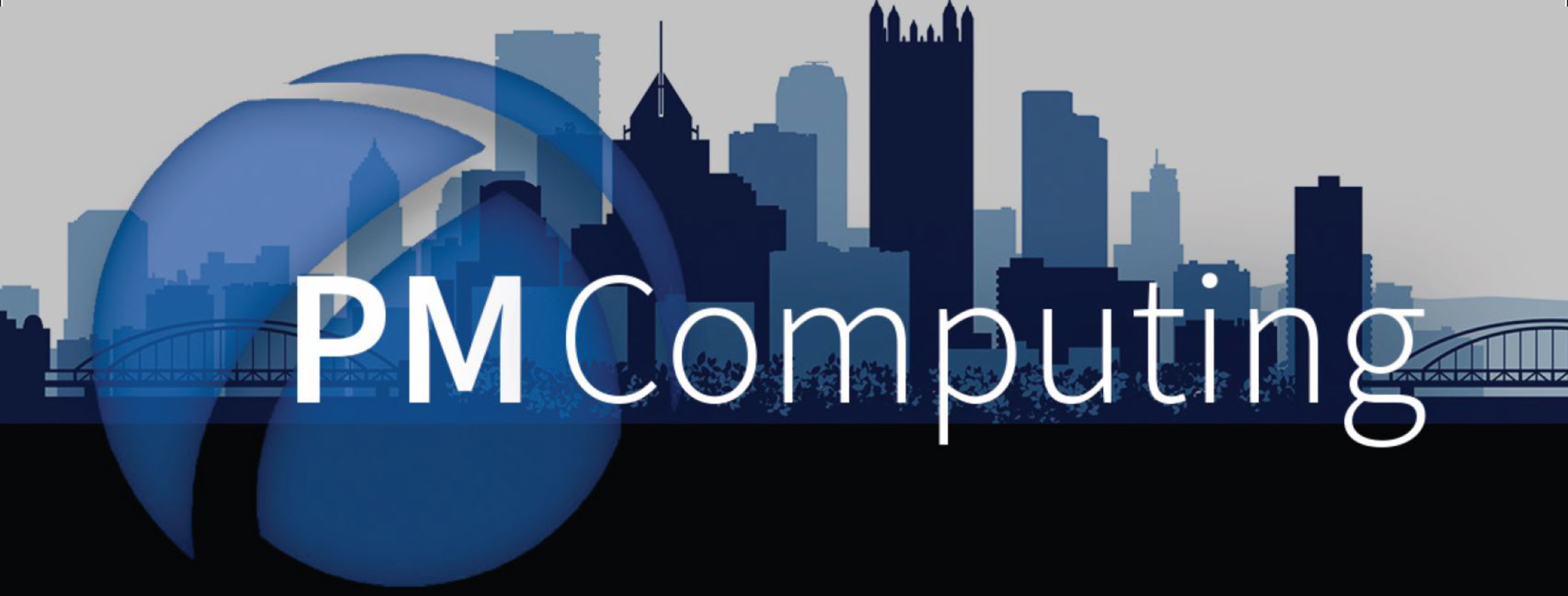 PM Computing Large Logo Graphic